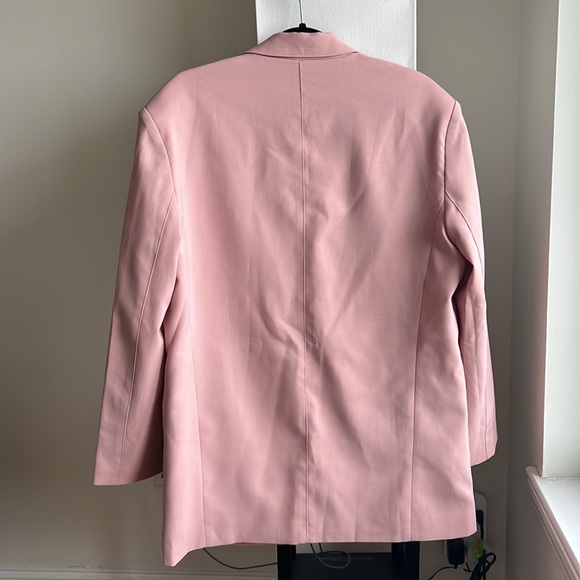 RESERVED - NWT Frankie shop blush pink oversized blazer - Picture 7 of 15
